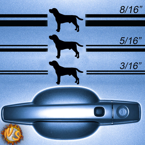 Beagle Silhouette Pinstripe Kit