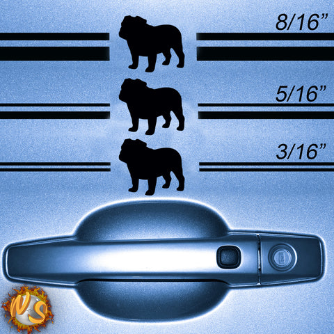 Bulldog Silhouette Pinstripe Kit
