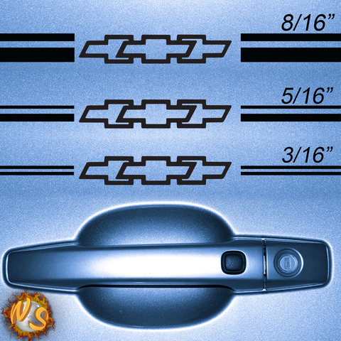 Chevy Triple Logo Pinstripe Kit 1017