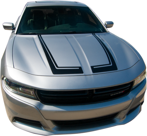 Dodge Charger Graphics- Racing Hood Scallops
